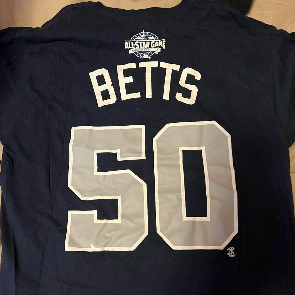 Mookie Betts MLB All Star Game jersey shirt